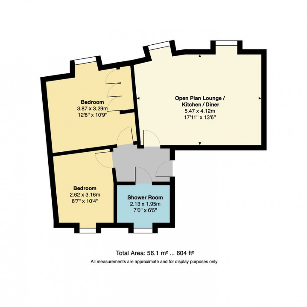 Floorplan for Victoria Mews, Regent Street, Whitstable, Kent