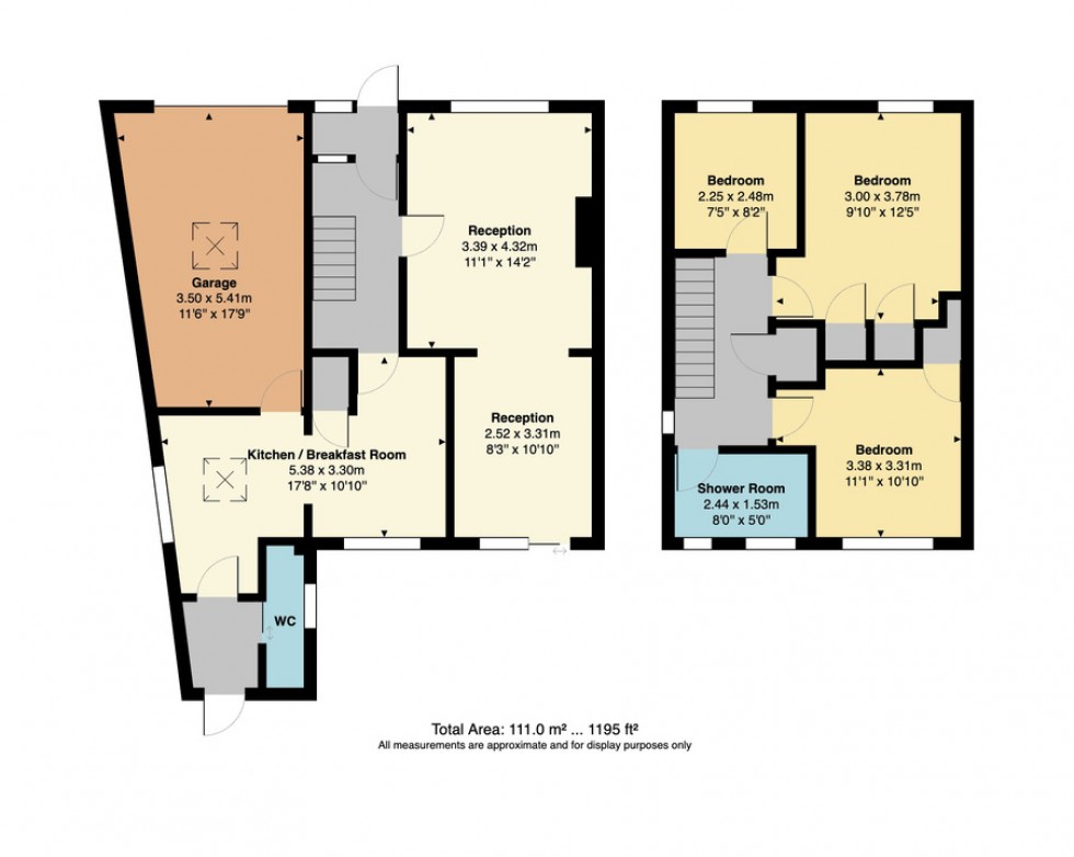 Floorplan for Hillside Road, Whitstable