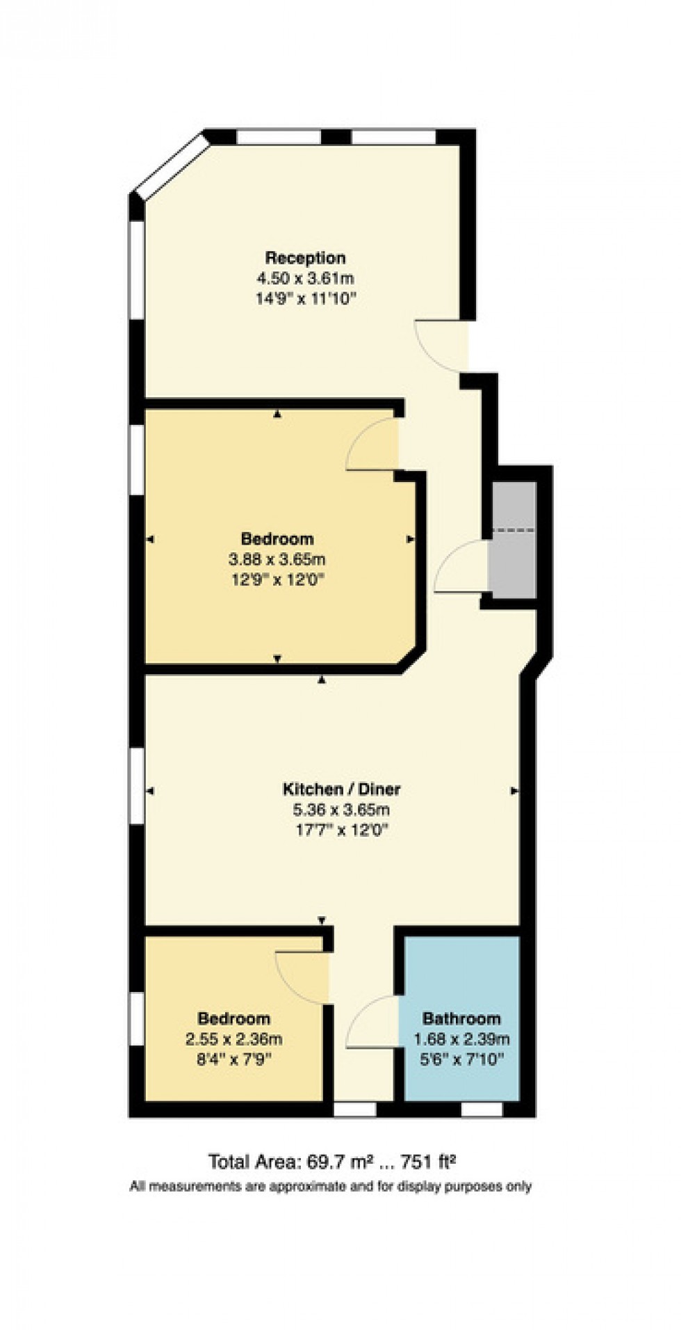 Floorplan for Pier Avenue, Herne Bay, Kent