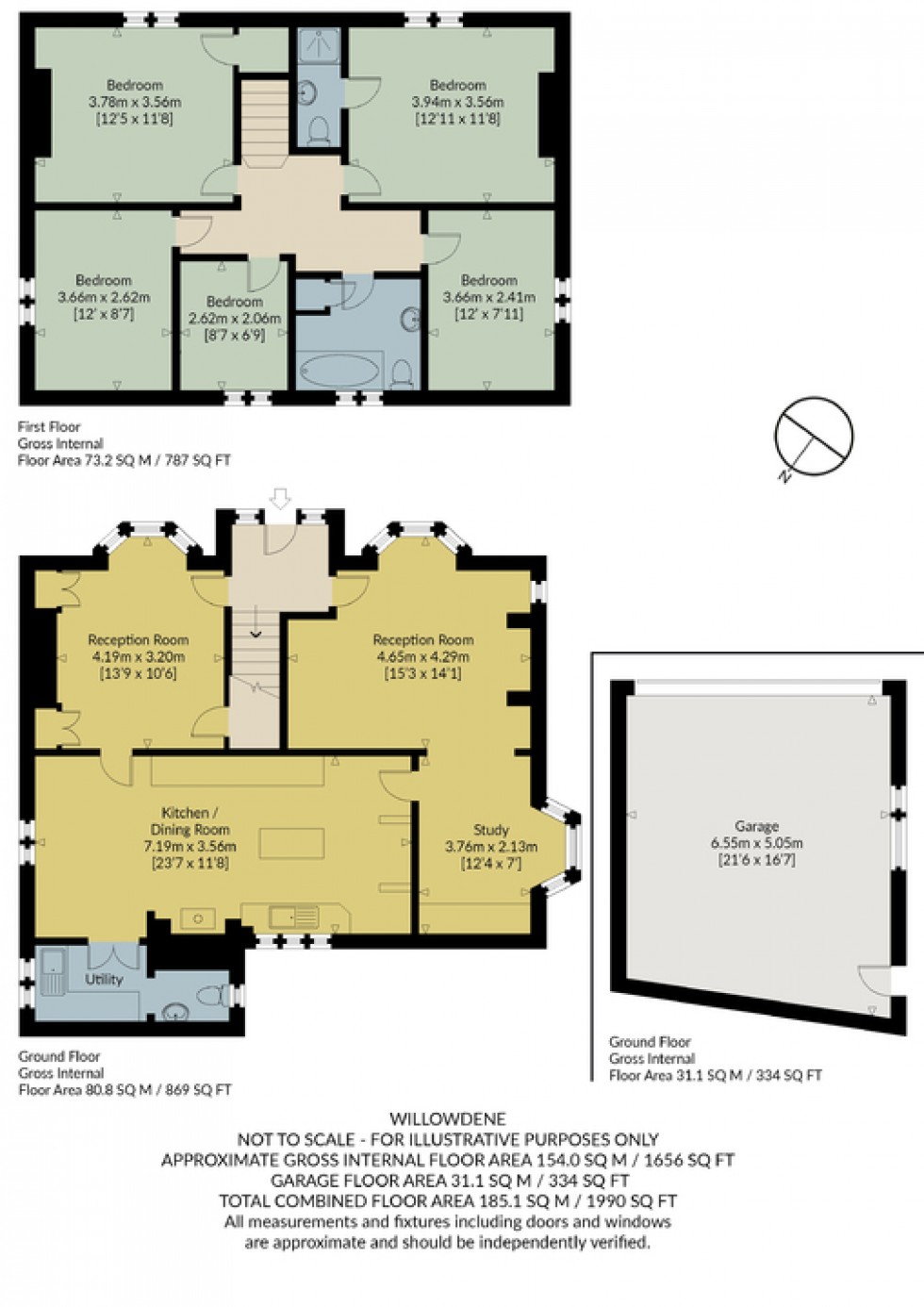 Floorplan for Forge Lane, Whitstable