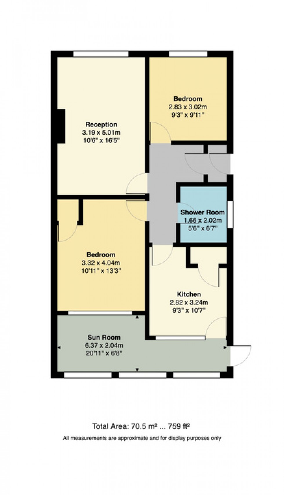 Floorplan for South Street, Whitstable