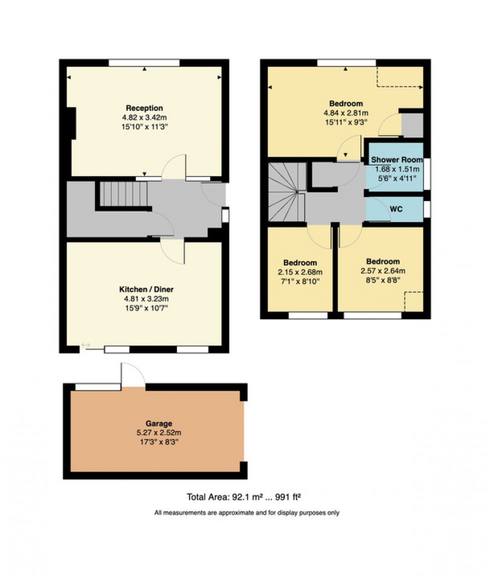 Floorplan for Shearwater Avenue, Whitstable