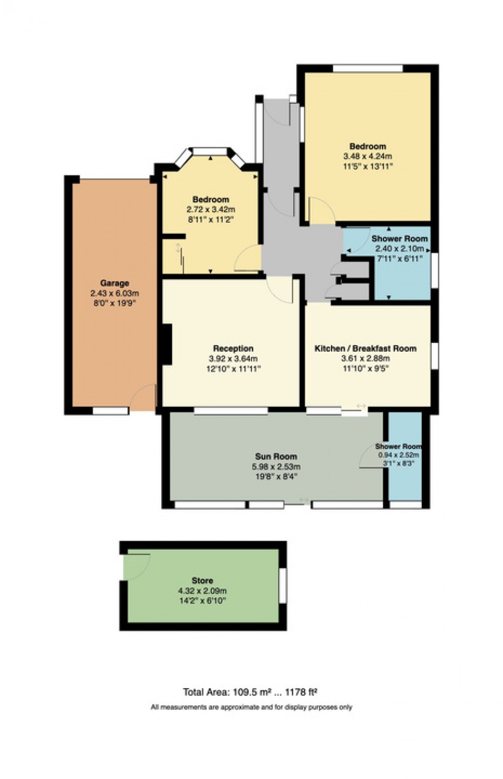 Floorplan for Princess Road, Whitstable