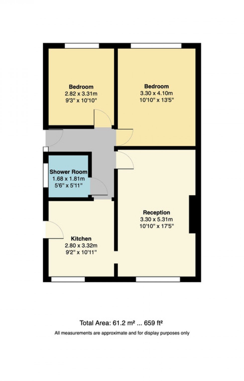 Floorplan for Fairview Gardens, Sturry, Canterbury
