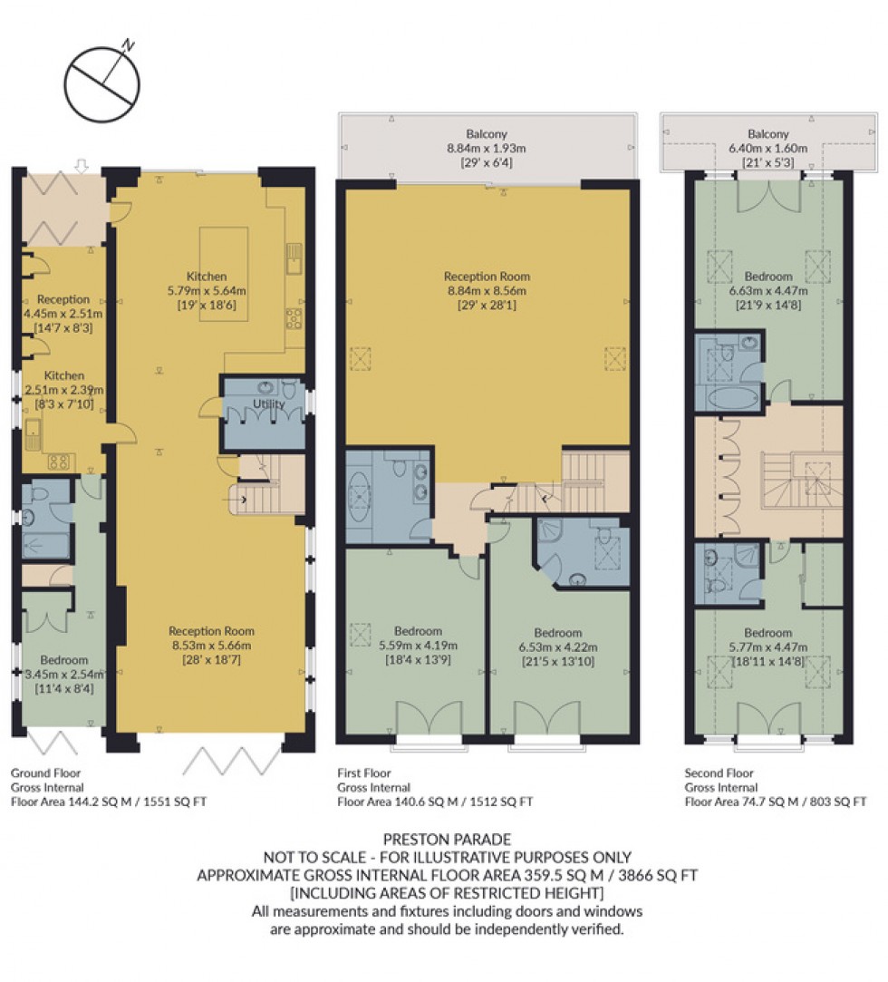 Floorplan for Preston Parade, Seasalter, Whitstable