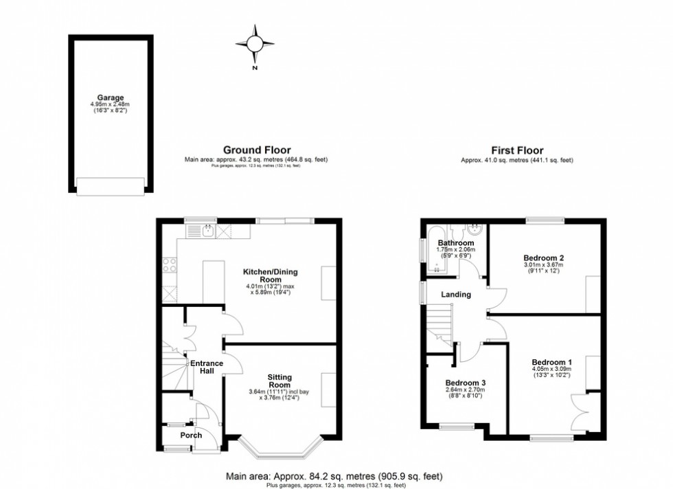 Floorplan for Spenser Road, Herne Bay, Kent