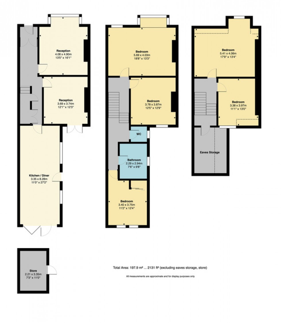 Floorplan for Beacon Road, Herne Bay, Kent