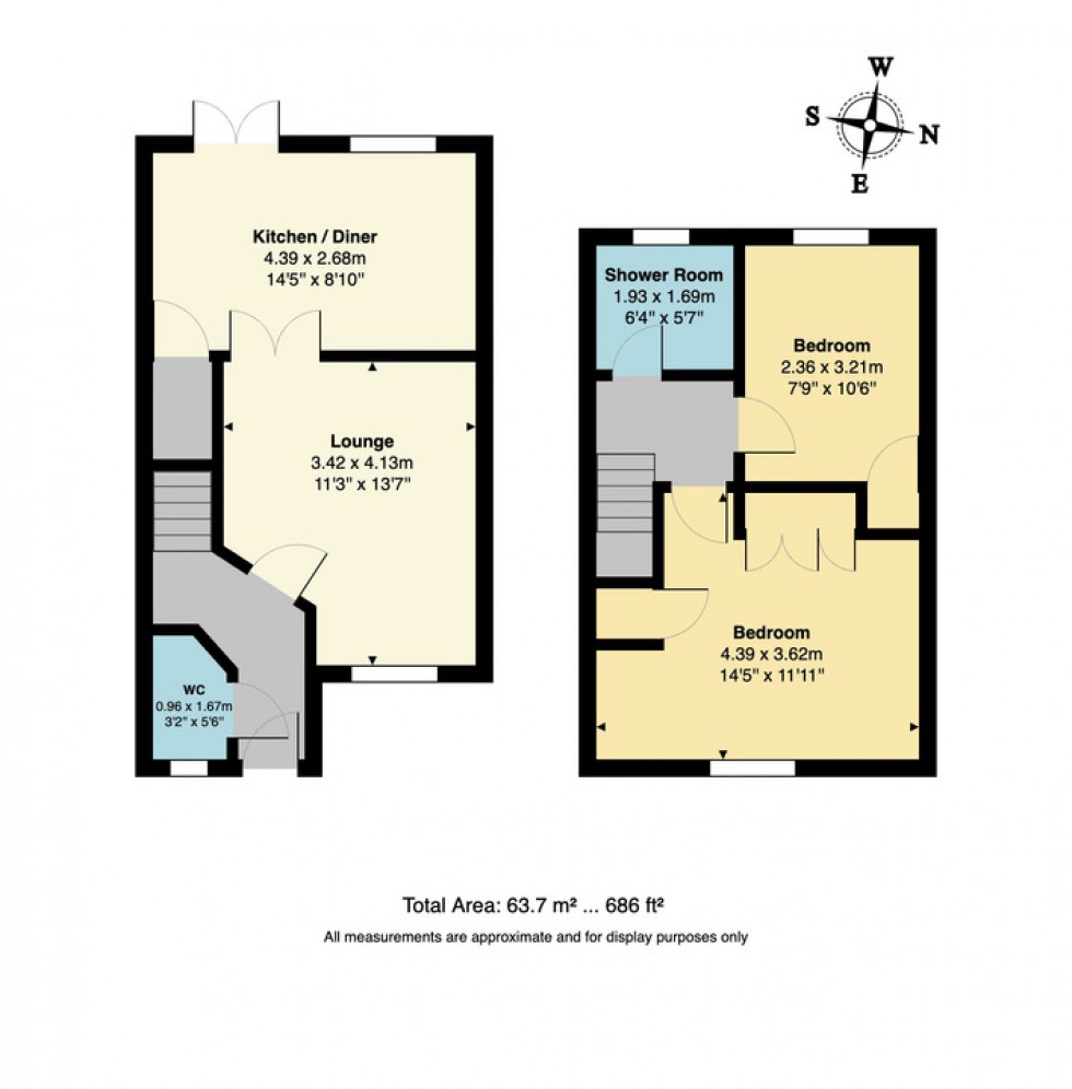 Floorplan for Eversleigh Rise, Whitstable, Kent