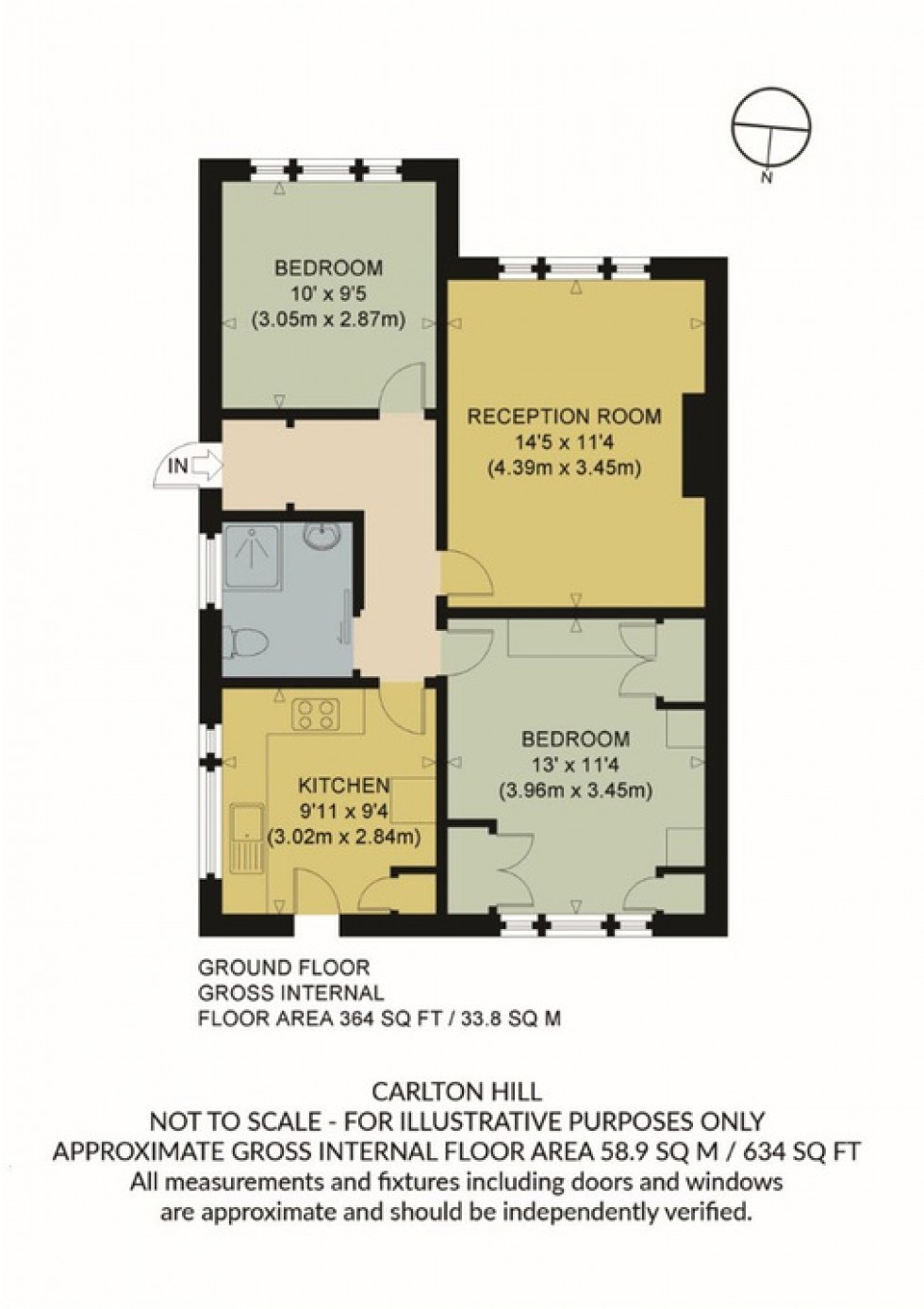 Floorplan for Carlton Hill, Herne Bay, Kent