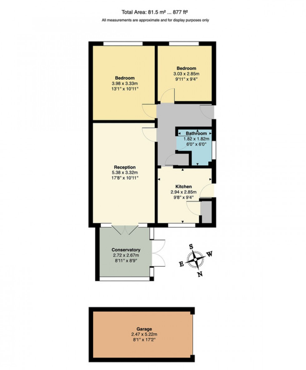 Floorplan for Faversham Road, Seasalter, Whitstable