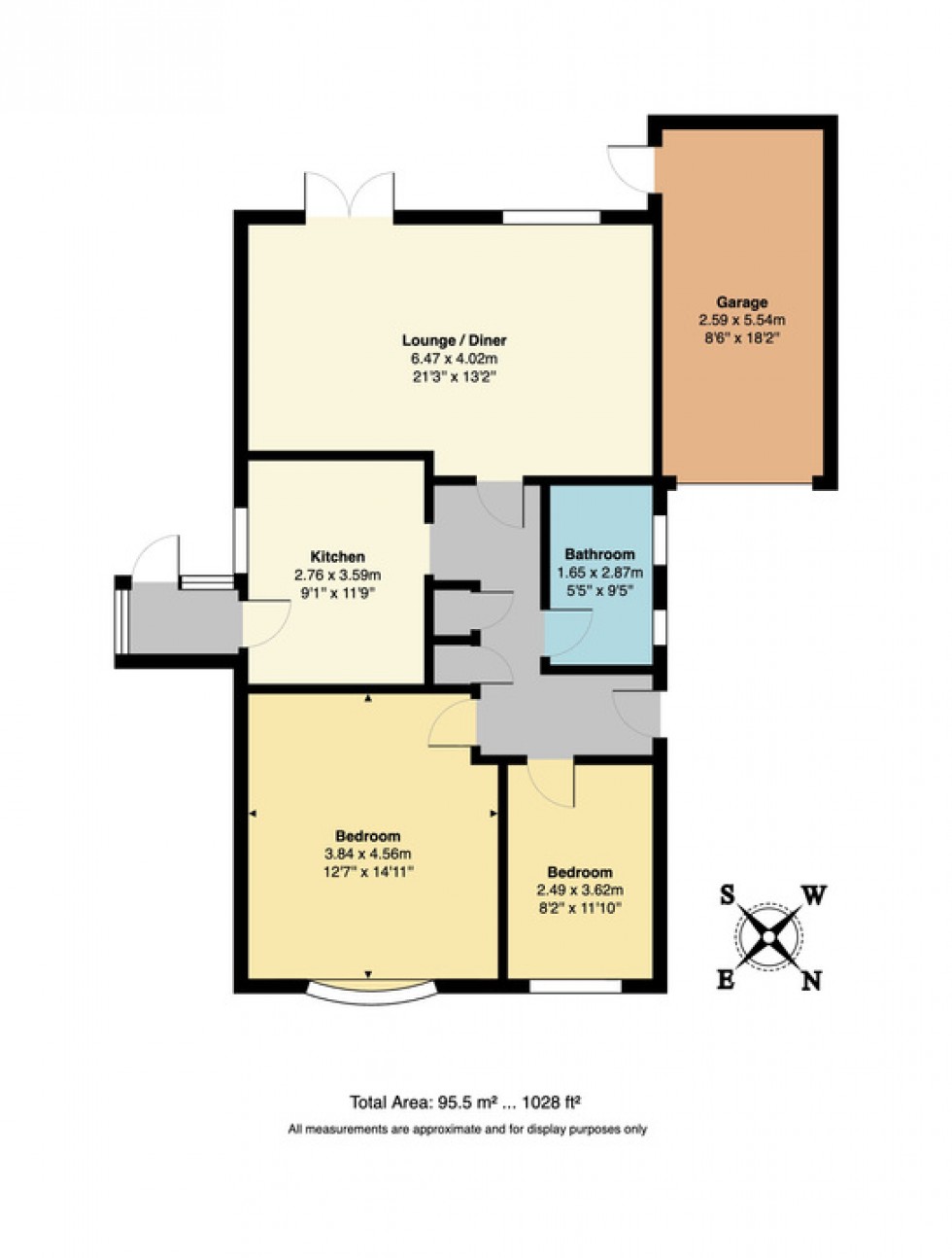 Floorplan for Rosemary Gardens, Whitstable, Kent