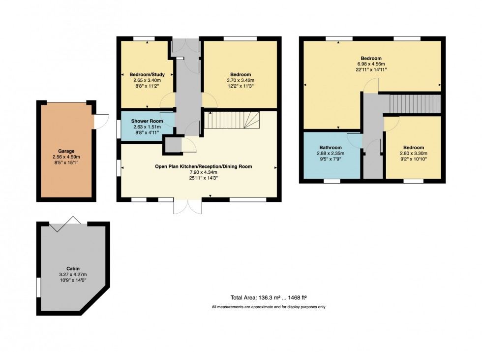 Floorplan for St. Davids Close, Whitstable
