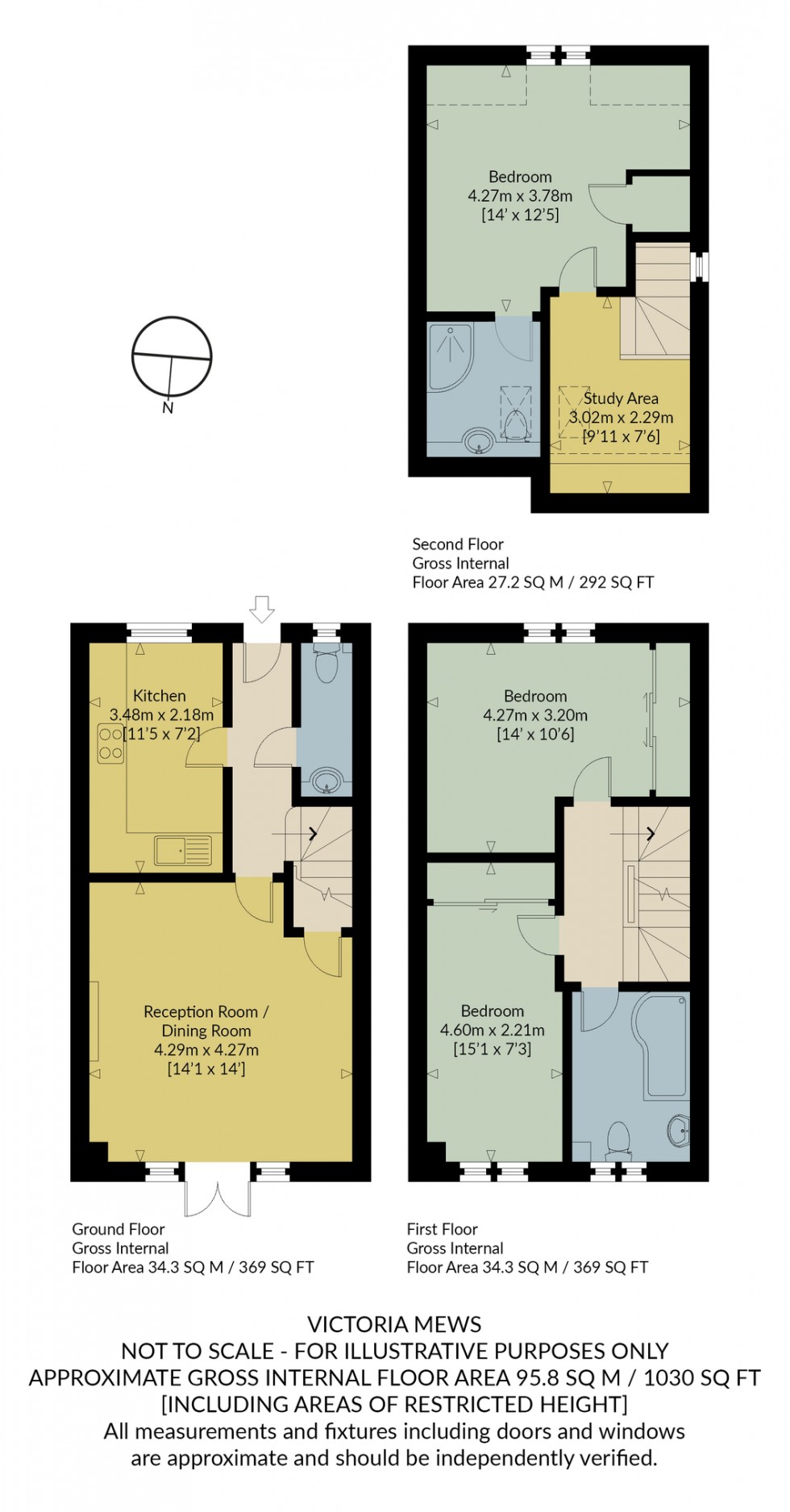 Floorplan for Victoria Mews, Whitstable