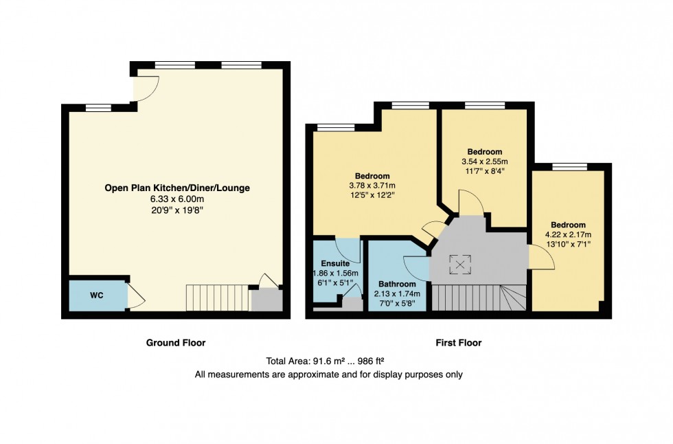 Floorplan for Reef Cottage, Whitstable