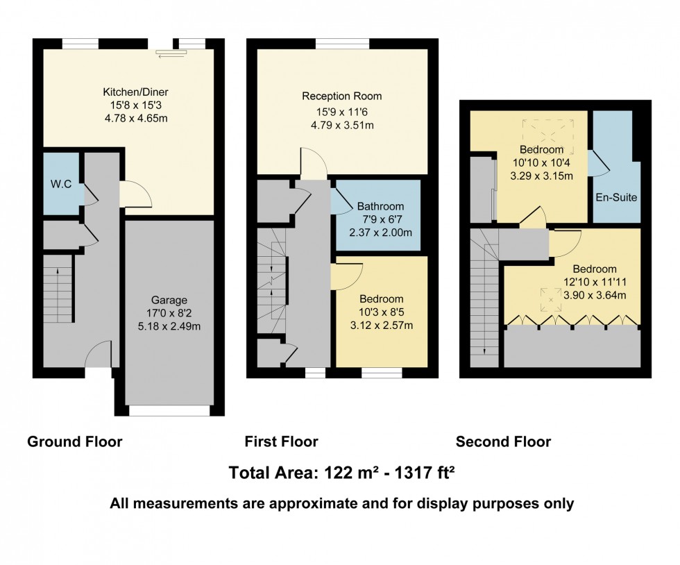 Floorplan for Olympia Way, Whitstable