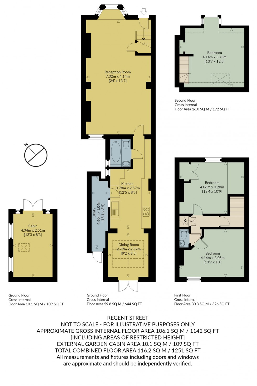 Floorplan for Regent Street, Whitstable