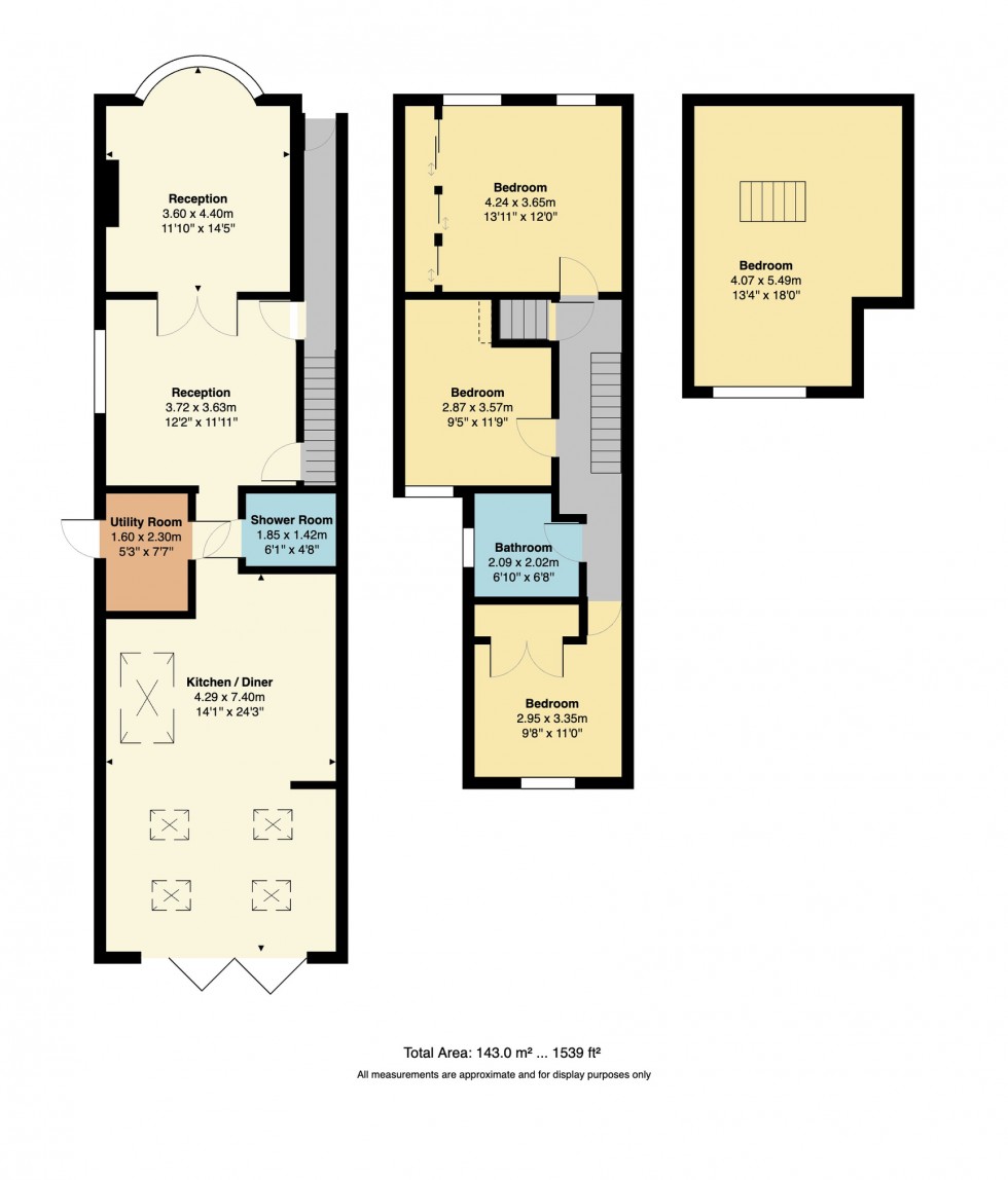 Floorplan for Railway Avenue, Whitstable