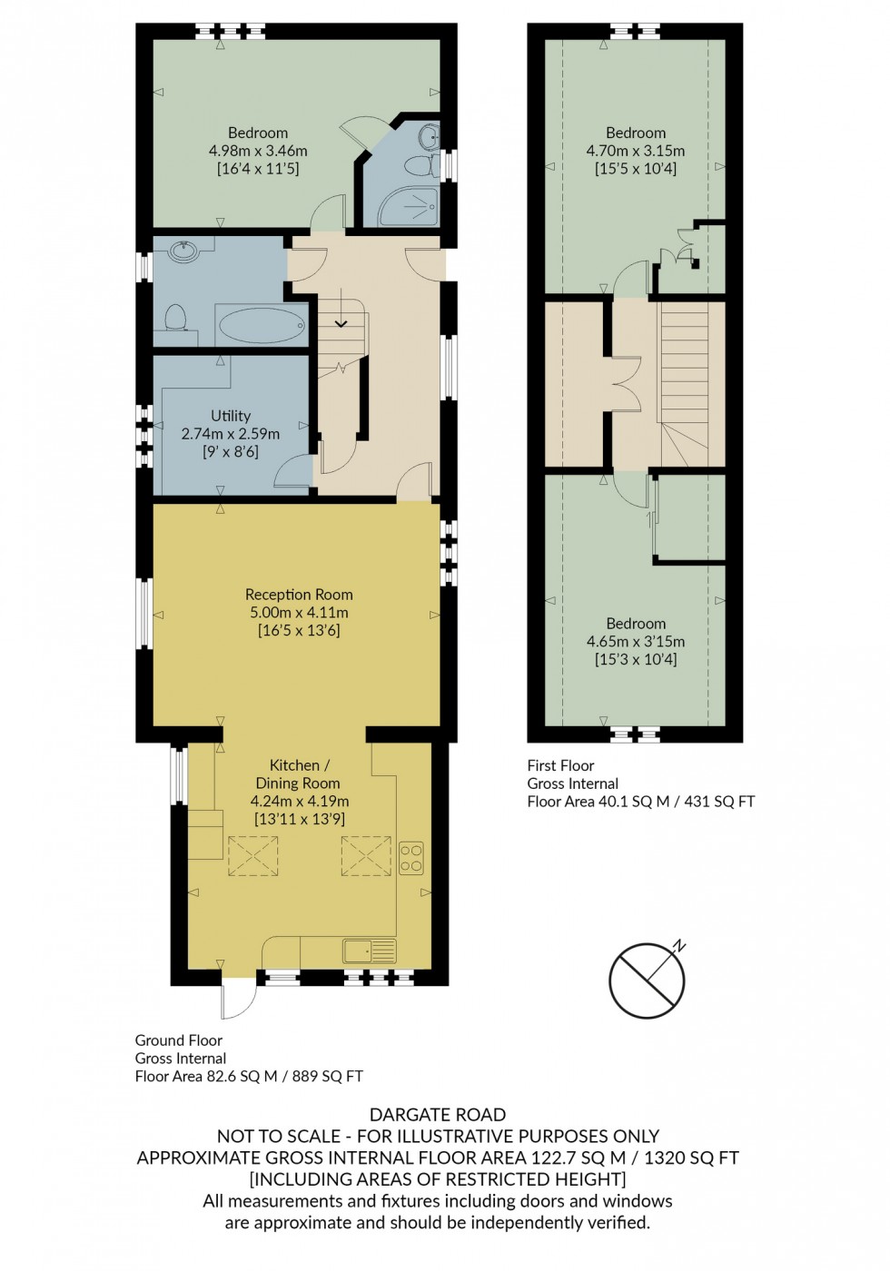 Floorplan for Dargate Road, Yorkletts, Whitstable,