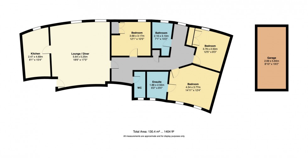 Floorplan for Bluefield Mews, Whitstable