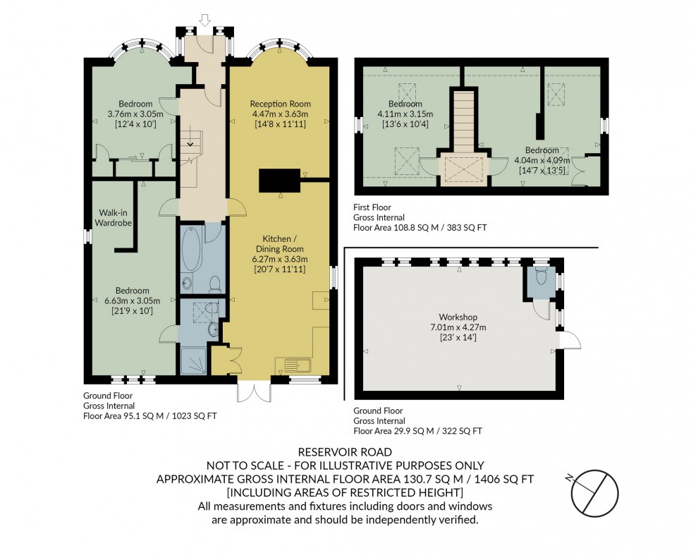 Floorplan for Reservoir Road, Whitstable