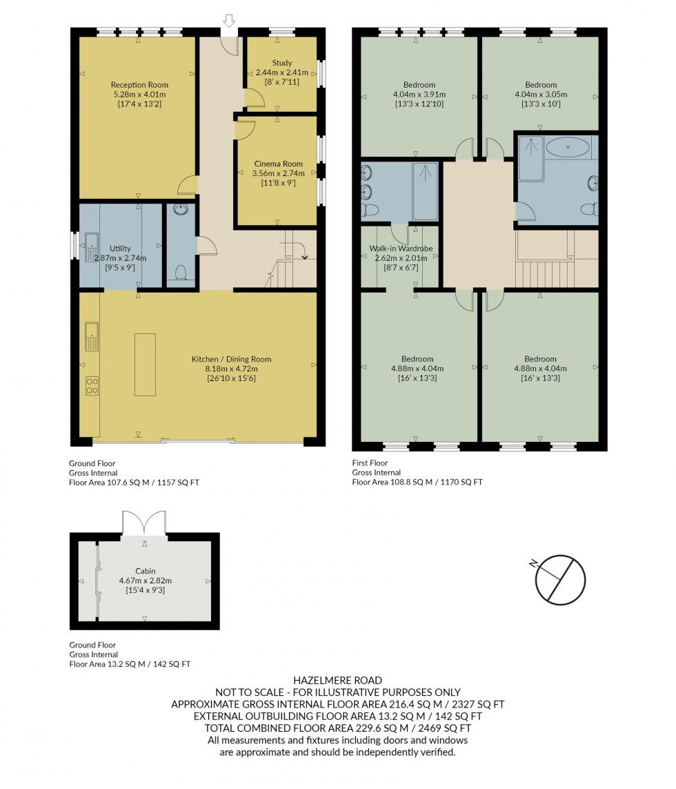 Floorplan for Hazlemere Road, Seasalter, Whitstable