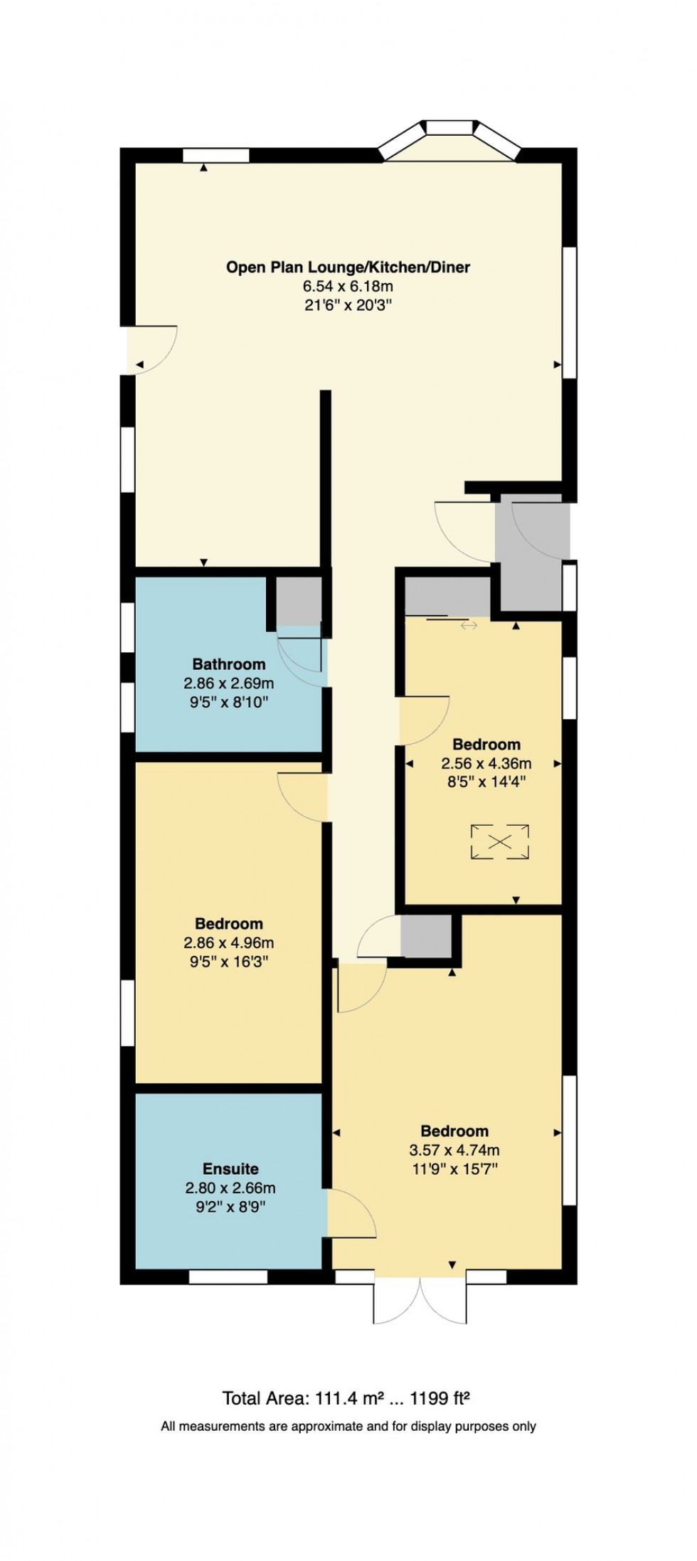 Floorplan for Kimberley Grove, Seasalter, Whitstable, Kent