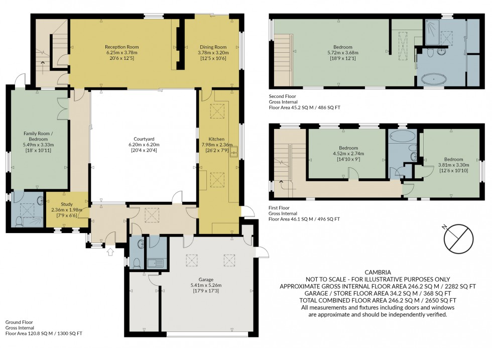 Floorplan for Cambria, 47 Hazlemere Road, Whitstable