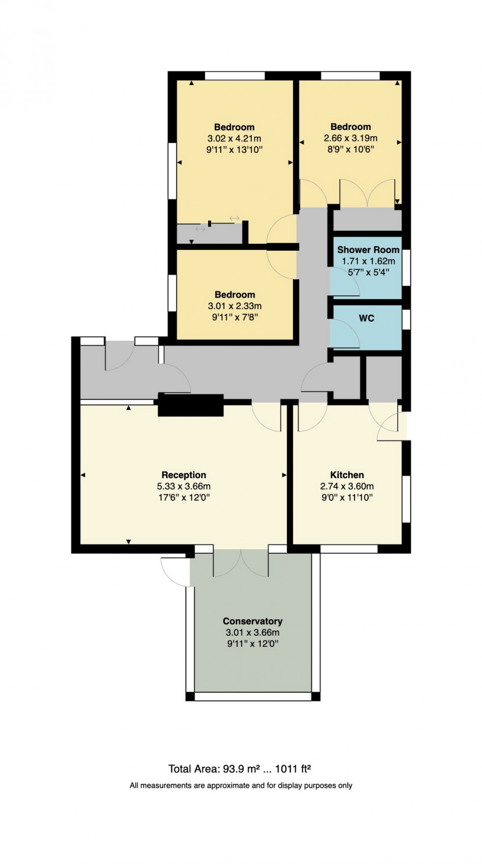 Floorplan for Faversham Road, Seasalter, Whitstable, Kent