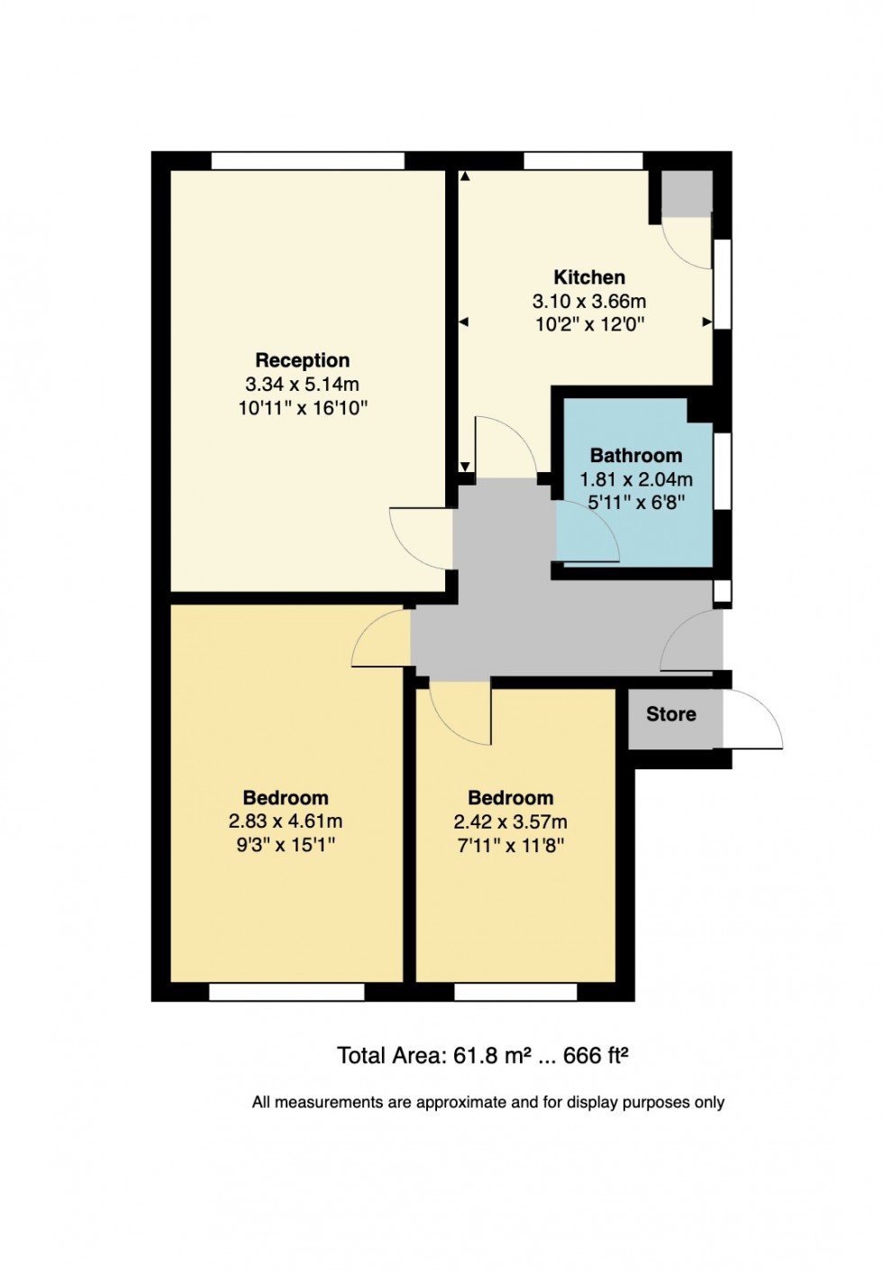 Floorplan for Maugham Court, Whitstable