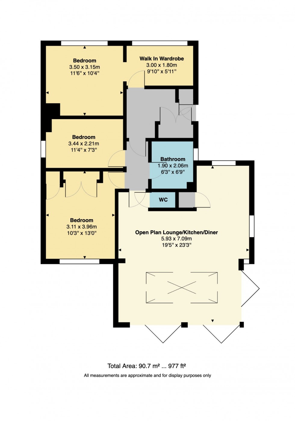 Floorplan for Valkyrie Avenue, Whitstable