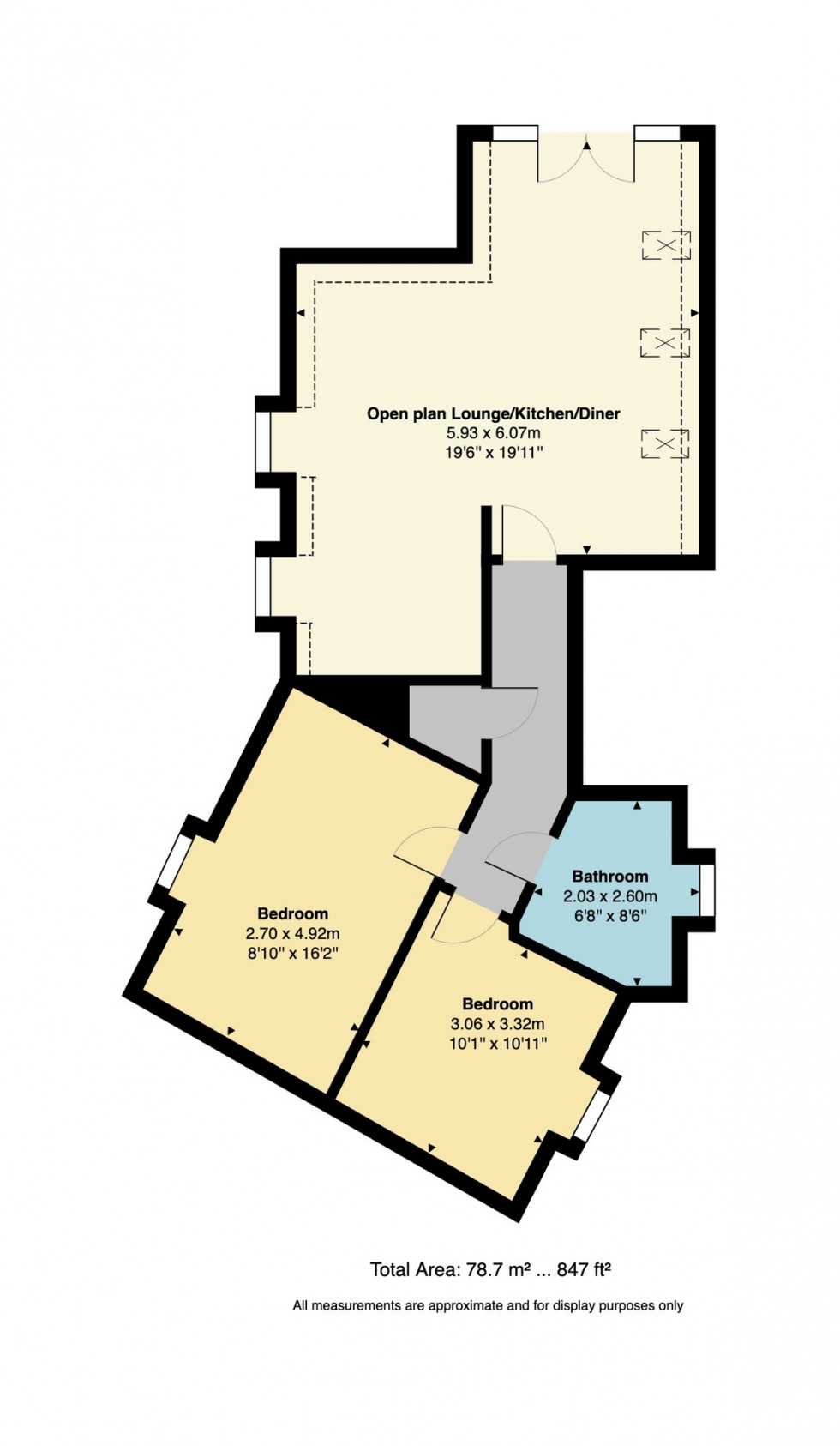 Floorplan for Victoria Mews, Regent Street, Whitstable, Kent