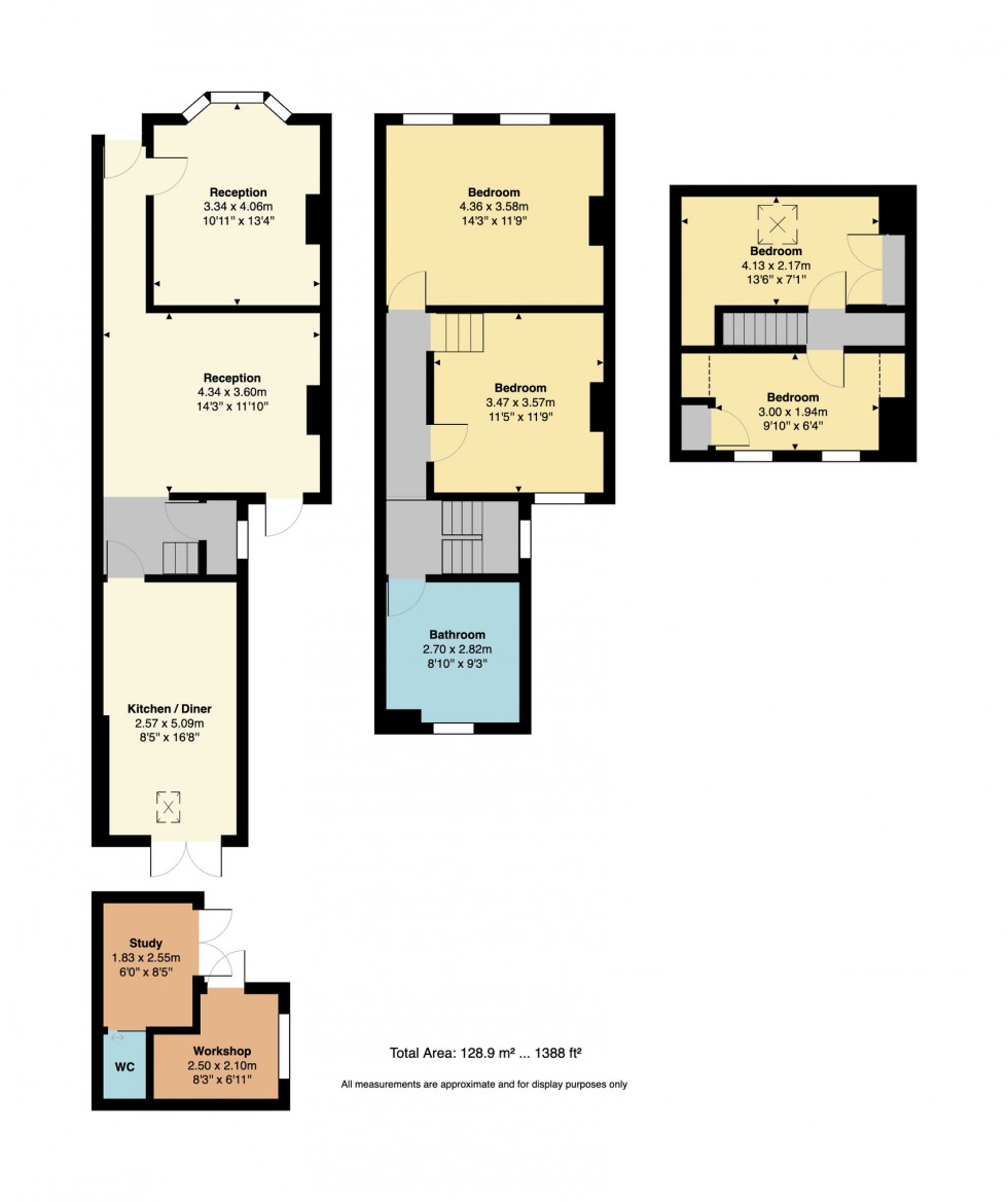 Floorplan for Clare Road, Whitstable, Kent
