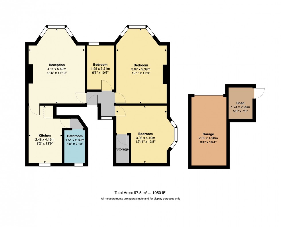 Floorplan for Tankerton Road, West Of Tankerton Circus, Whitstable