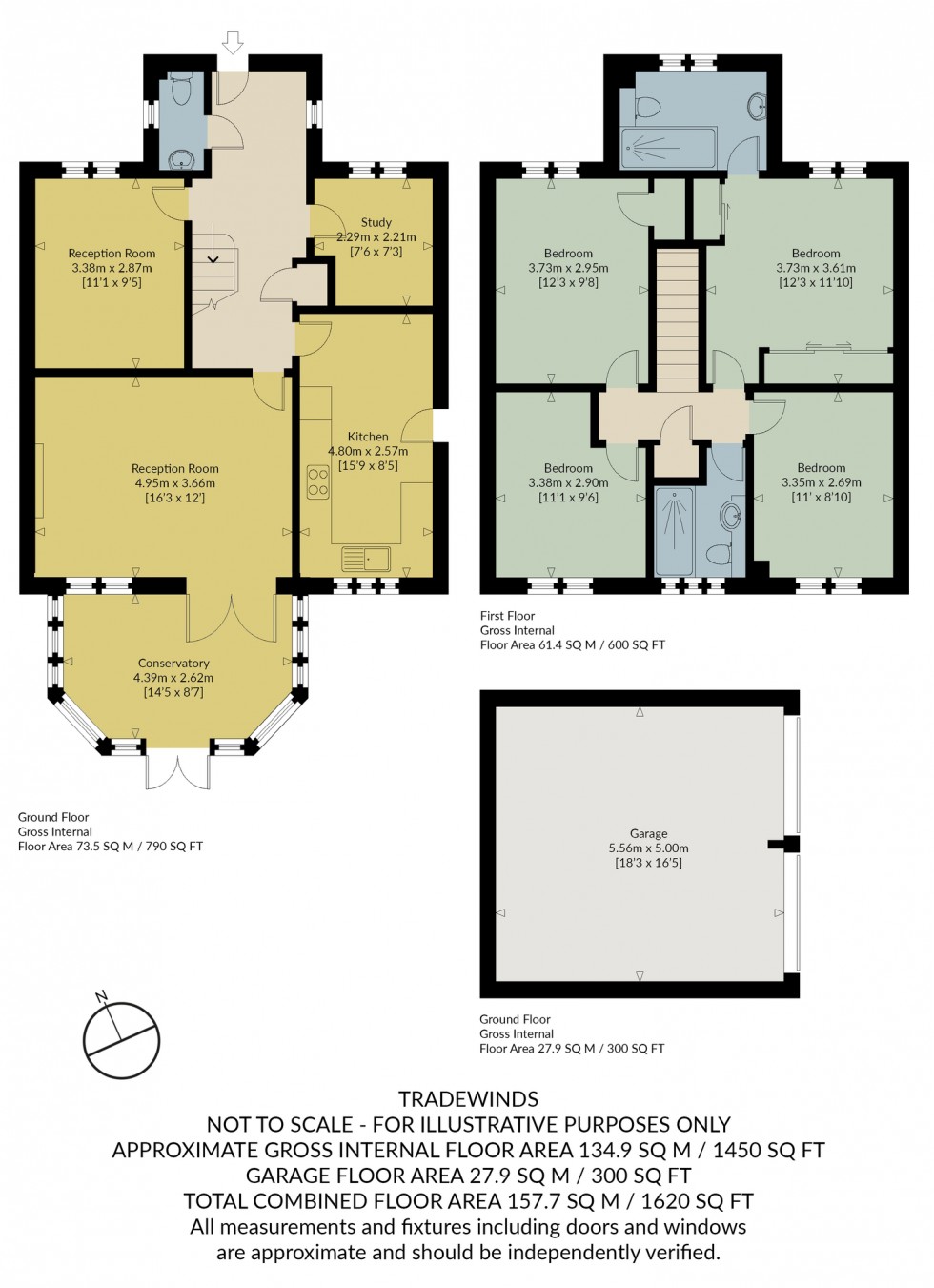 Floorplan for Tradewinds, Mariners View, Whitstable