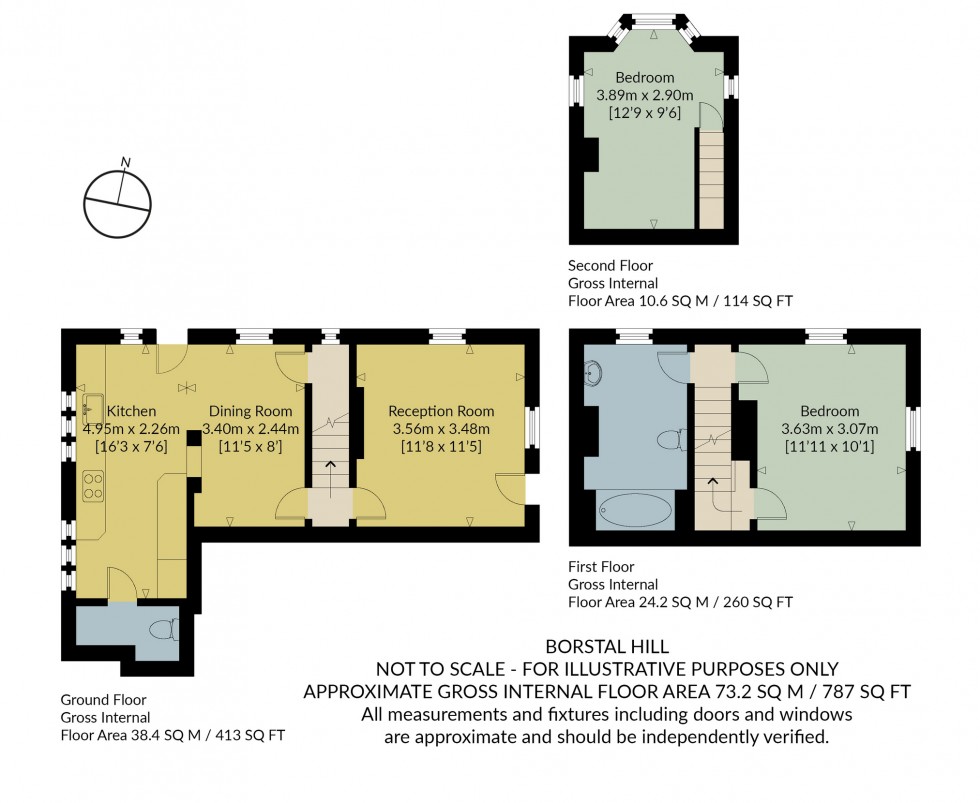 Floorplan for Borstal Hill, Whitstable, Kent