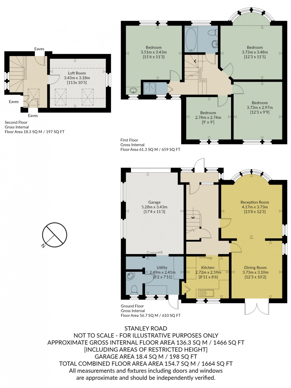 Floorplan for Stanley Road, Whitstable, Kent