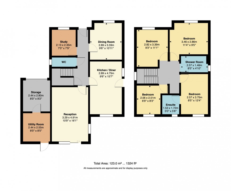 Floorplan for Columbine Close, Whitstable