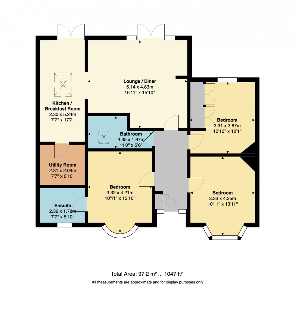 Floorplan for Central Avenue, HERNE BAY, Kent