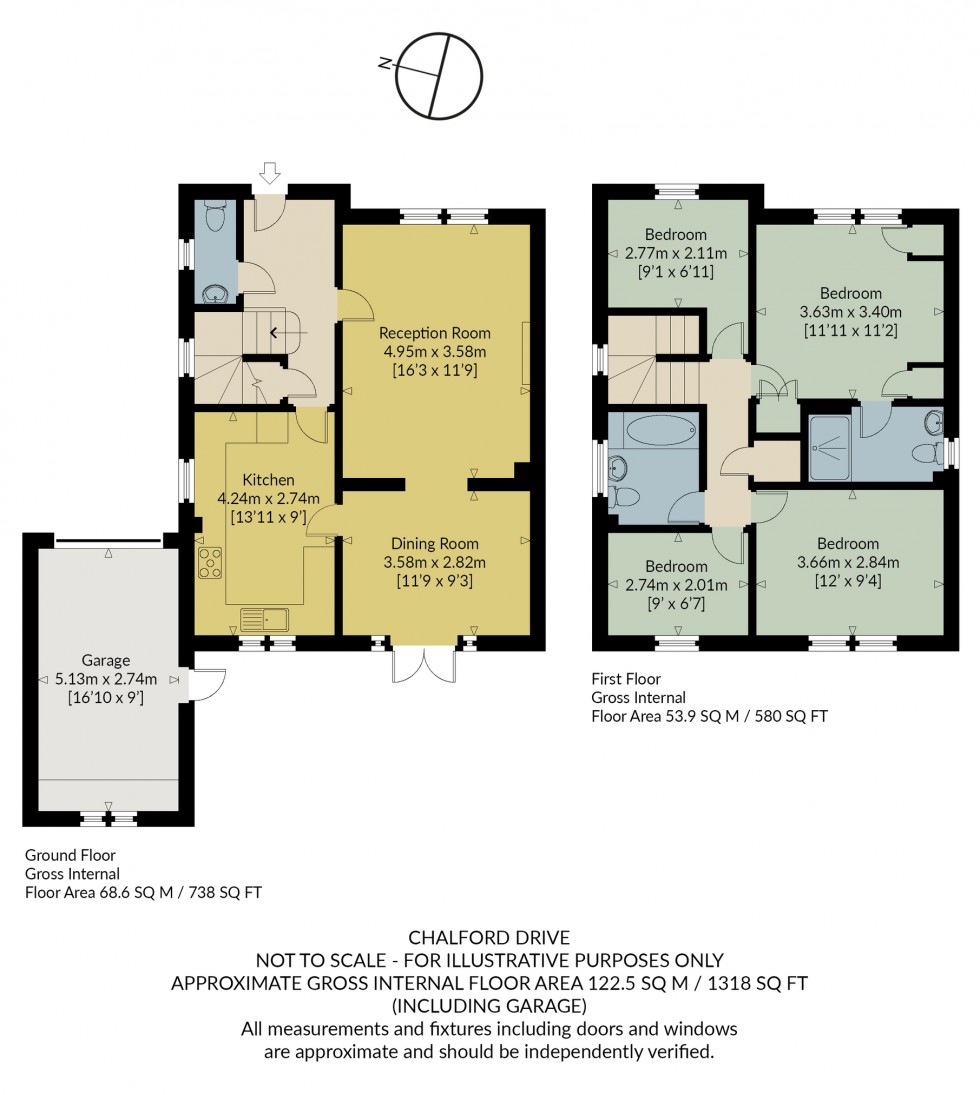 Floorplan for Chalford Drive, Herne Bay