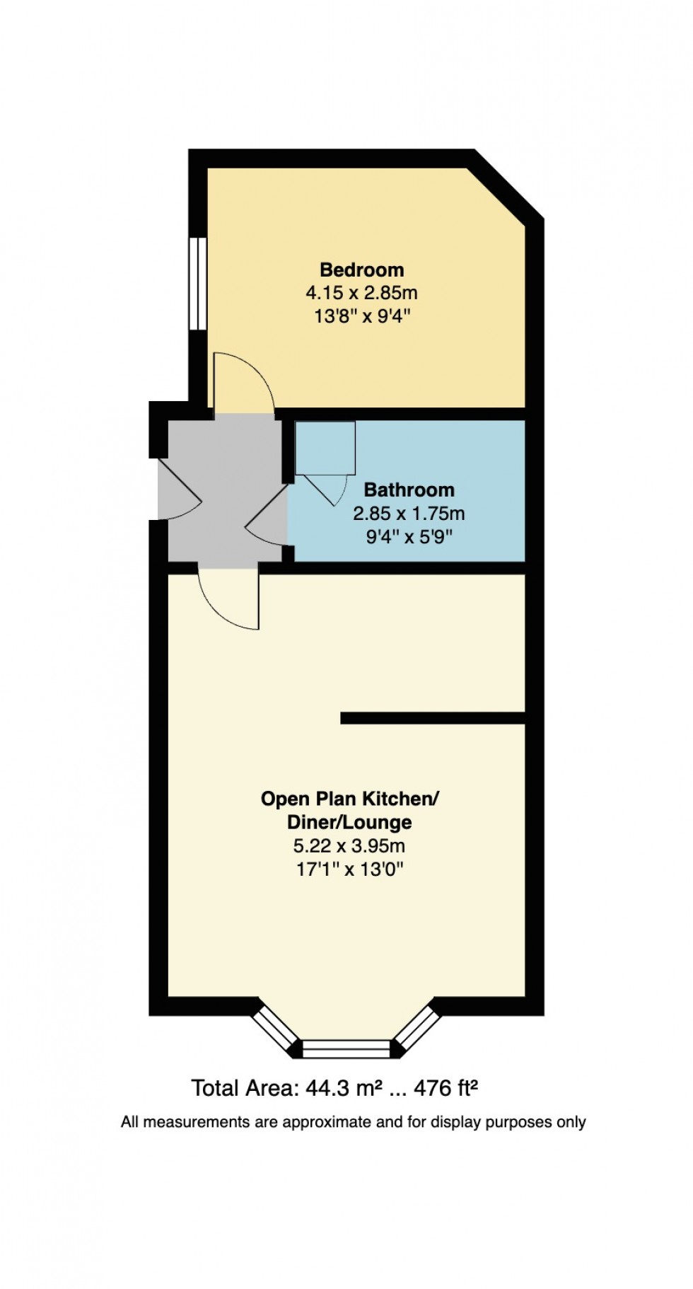 Floorplan for Harbour View Apartments, 8 Dolphin Street, Herne Bay, Kent