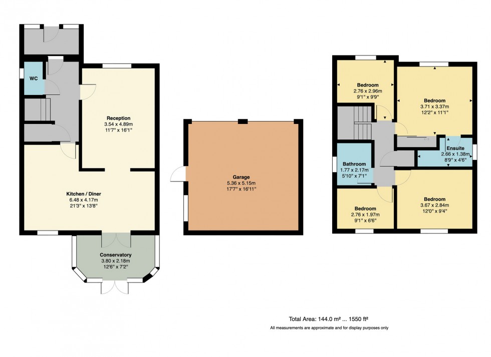 Floorplan for Ladyfields, Herne Bay, Kent