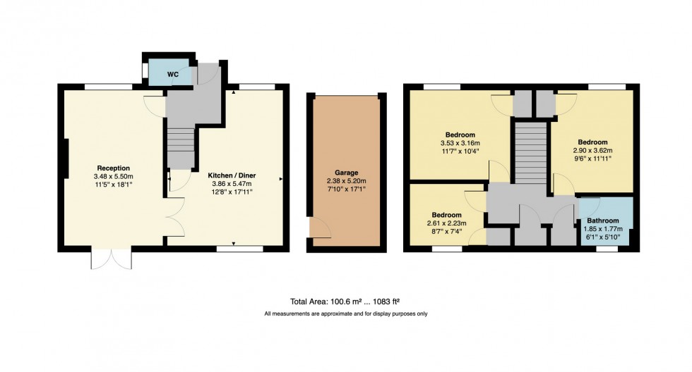 Floorplan for Amos Close, Beltinge