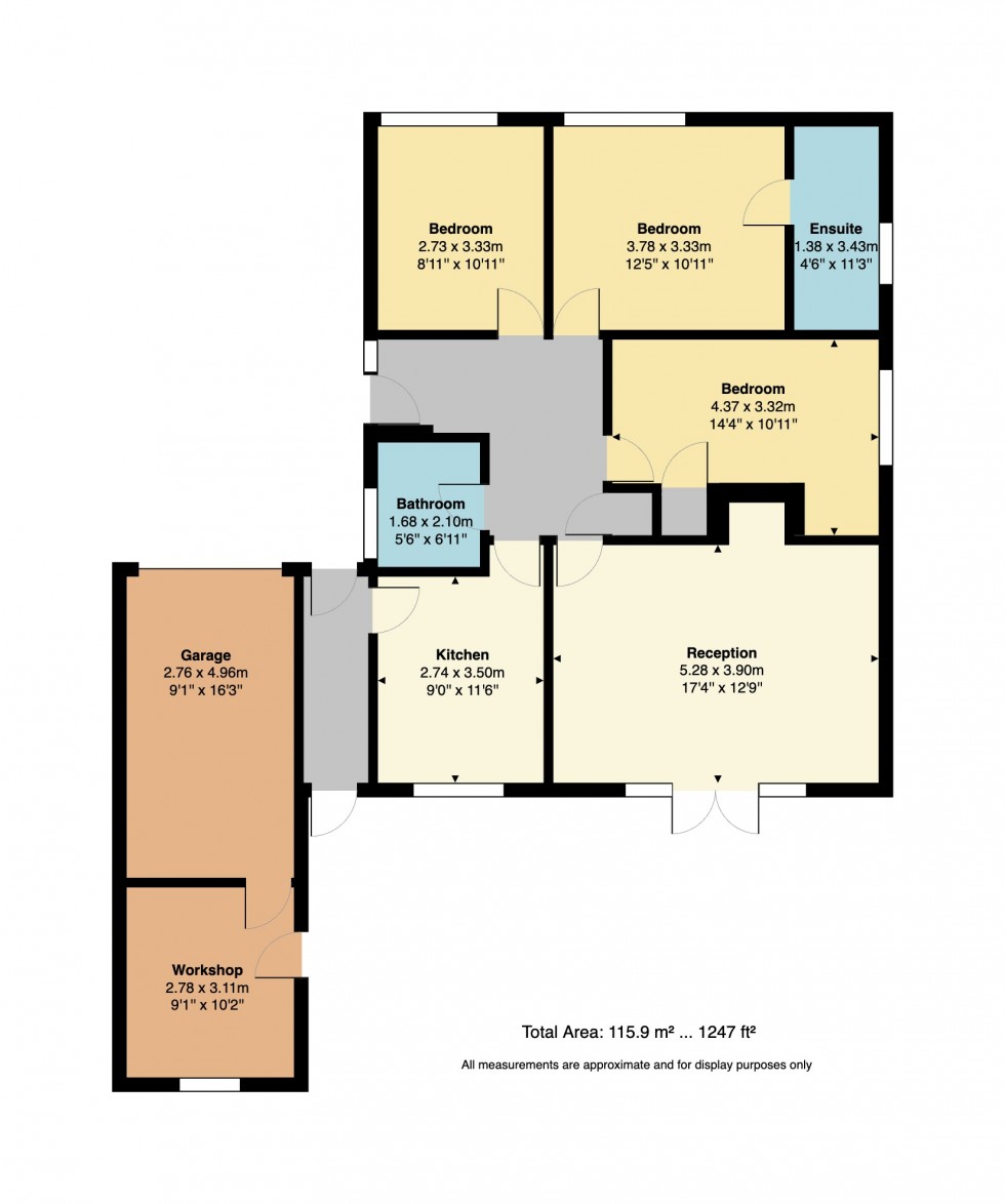 Floorplan for Rowland Crescent, Herne Bay, Kent