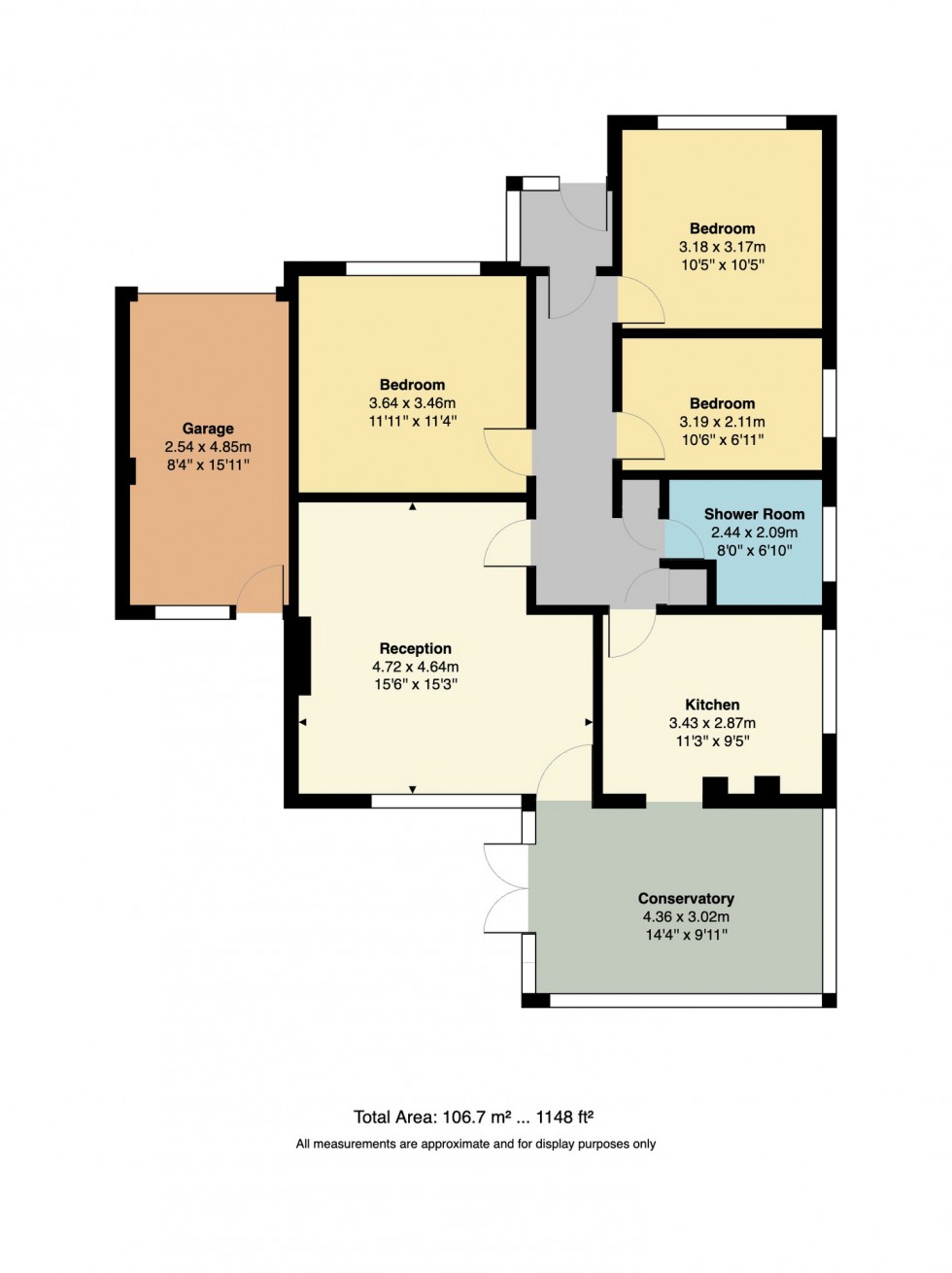Floorplan for Cliff Avenue, Herne Bay, Kent