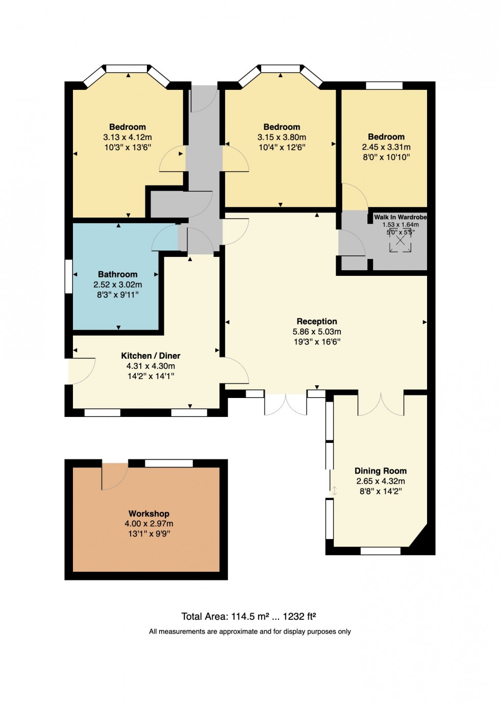 Floorplan for Sandown Drive, Herne Bay, Kent