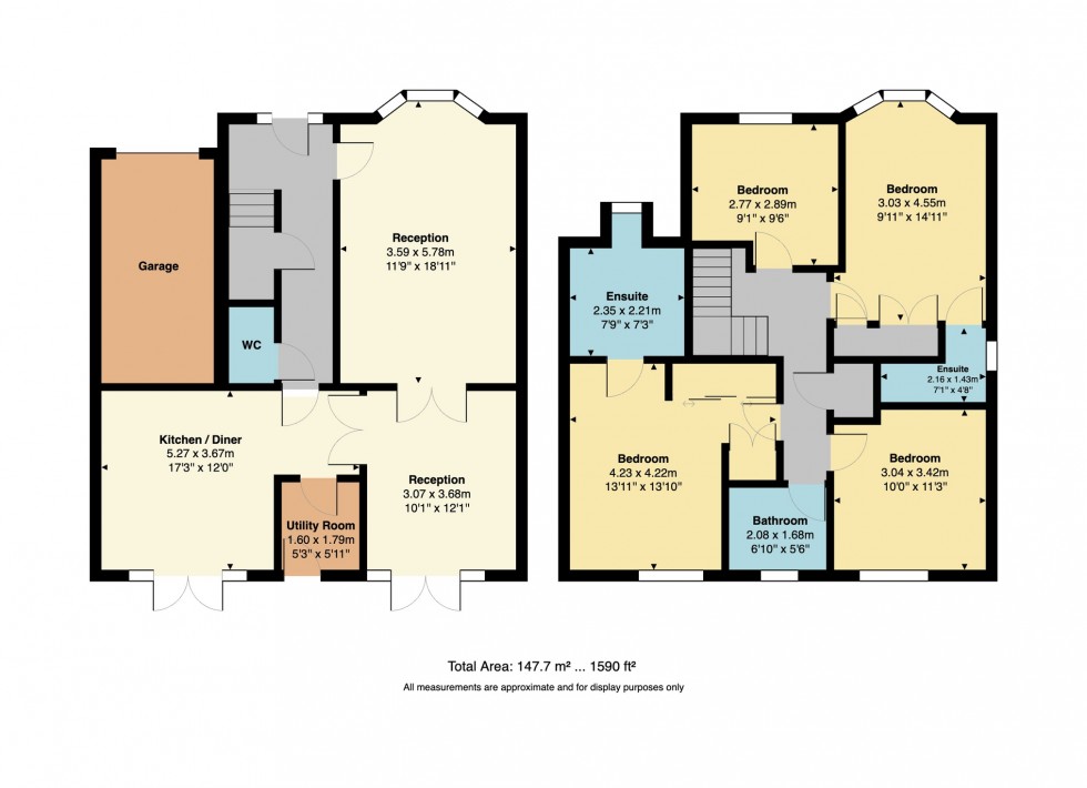 Floorplan for Sanderling Road, Herne Bay