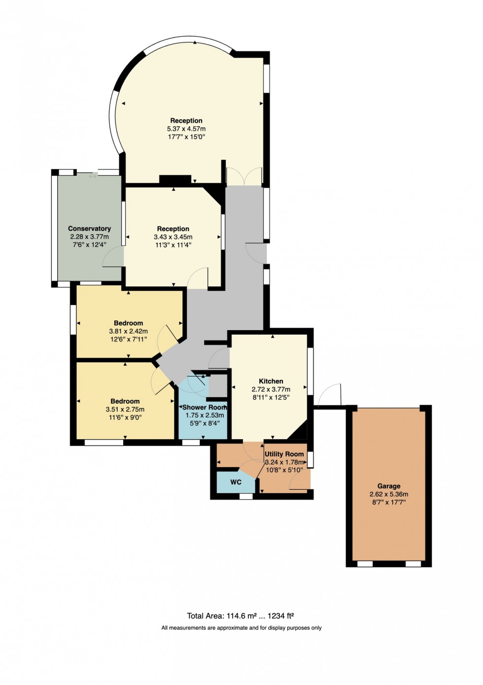 Floorplan for Mickleburgh Avenue, Herne Bay, Kent