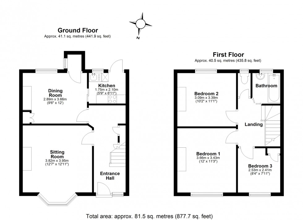 Floorplan for Ashburn Gardens, Herne Bay, Kent