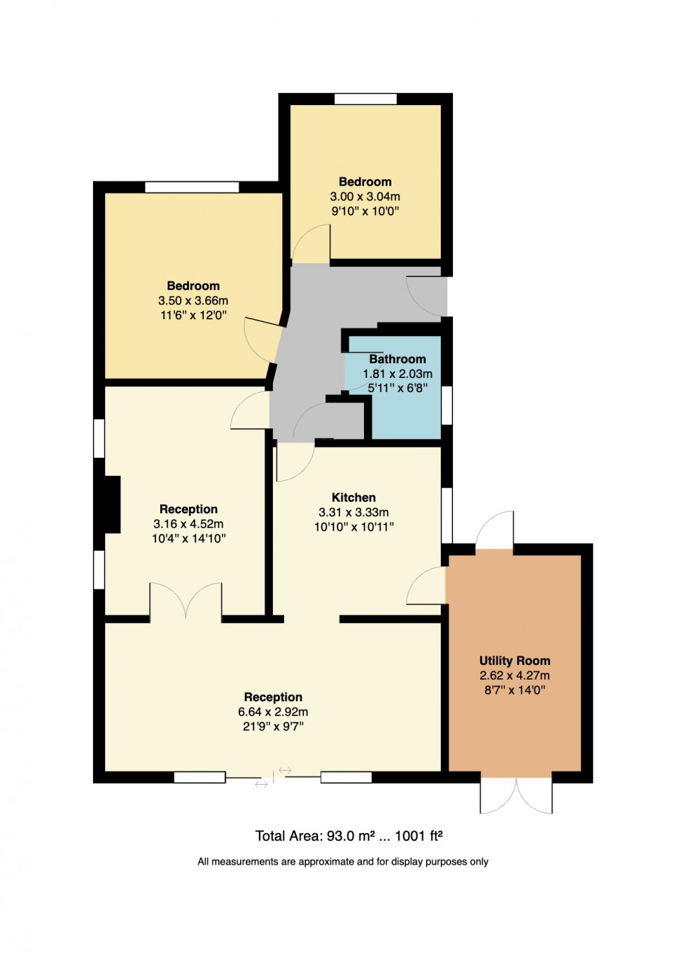 Floorplan for Willow Tree Close, Herne Bay, Kent