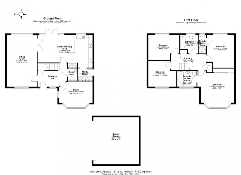Floorplan for Robinson Road, Herne Bay, Kent